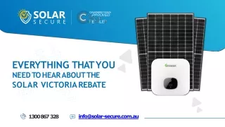 Everything That You Need To Hear About The Solar Victoria Rebate
