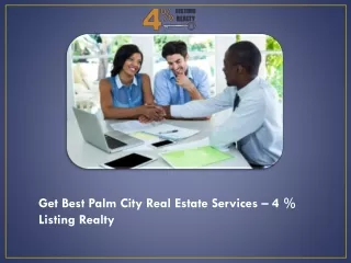 Why Appoint 4PLR Team for Palm City Real Estate
