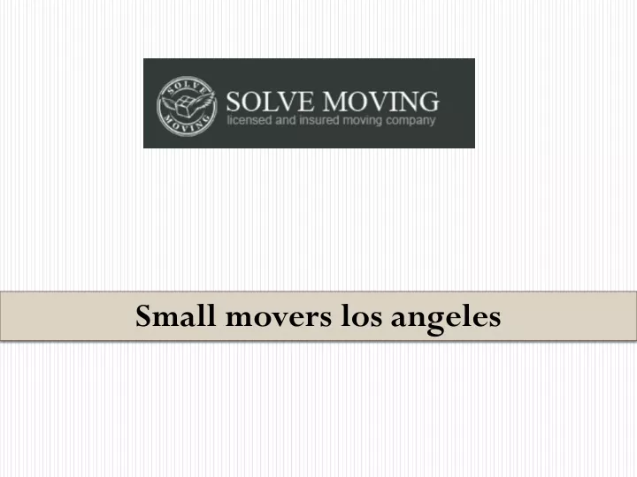 small movers los angeles