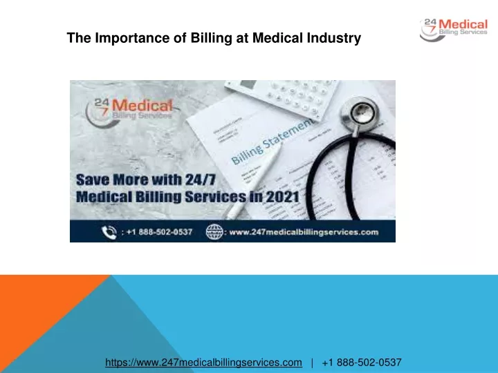 the importance of billing at medical industry