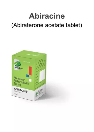 abiracine abiraterone acetate tablet