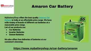 Best Amaron Car Battery Near Me
