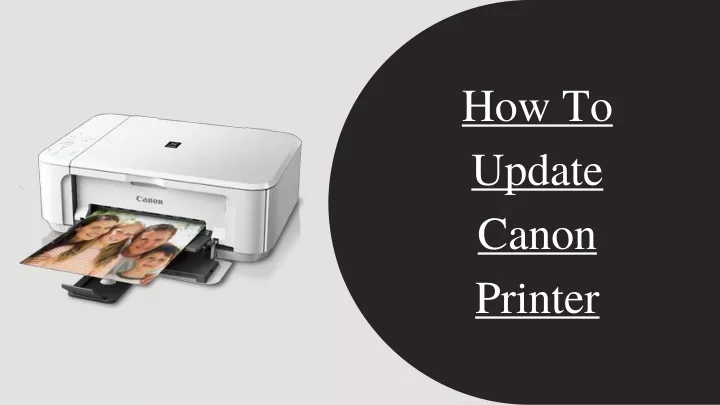 how to update canon printer