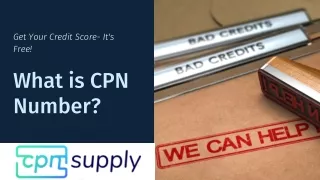 CPN Number | Shape My Credit