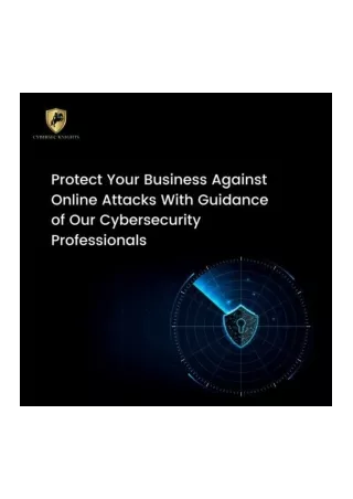 Protect your business against Online Attack