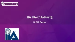 iia iia cia part3