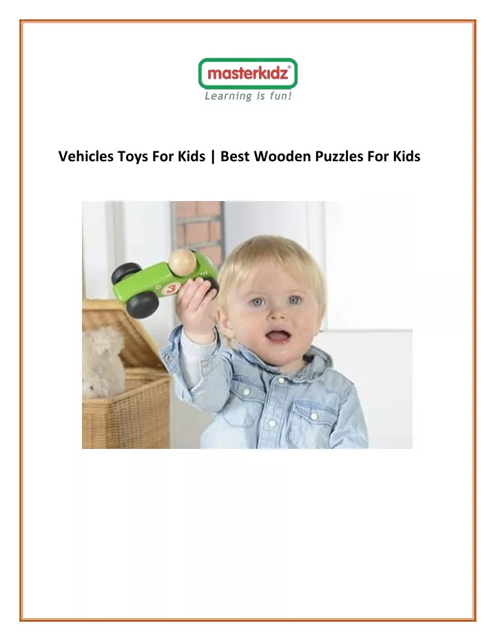 vehicles toys for kids best wooden puzzles