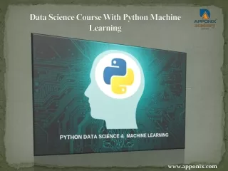 Data Science Course With Python Machine Learning