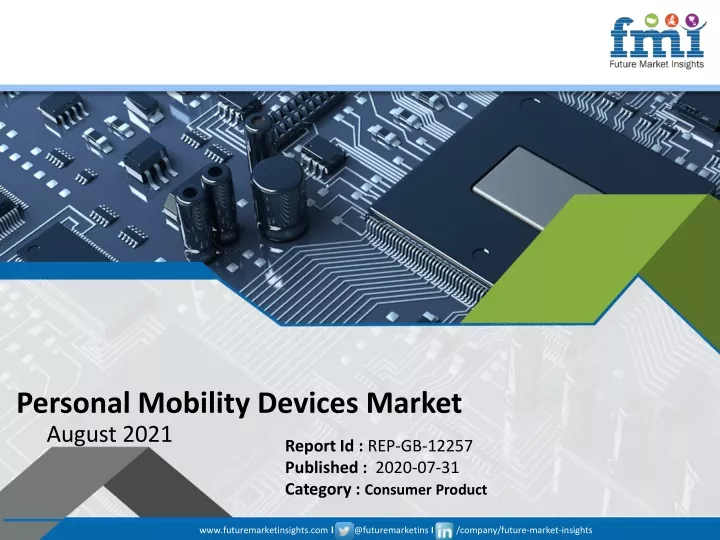 personal mobility devices market august 2021