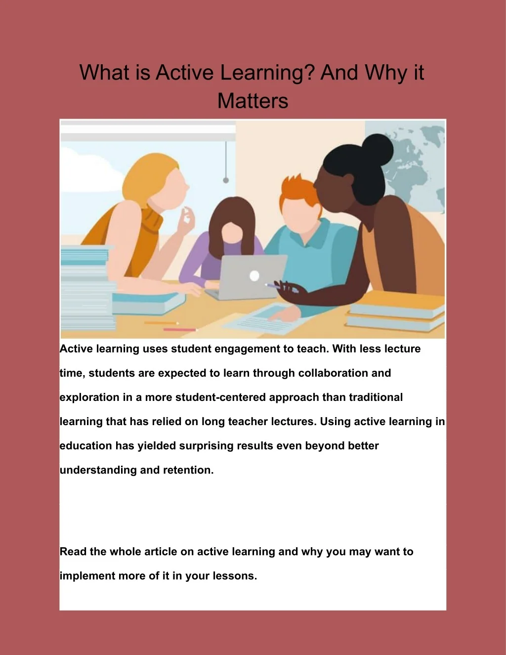 PPT - What is Active Learning_ And Why it Matters PowerPoint ...