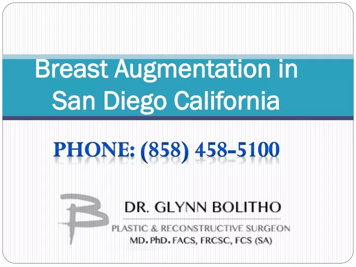 breast augmentation in san diego california