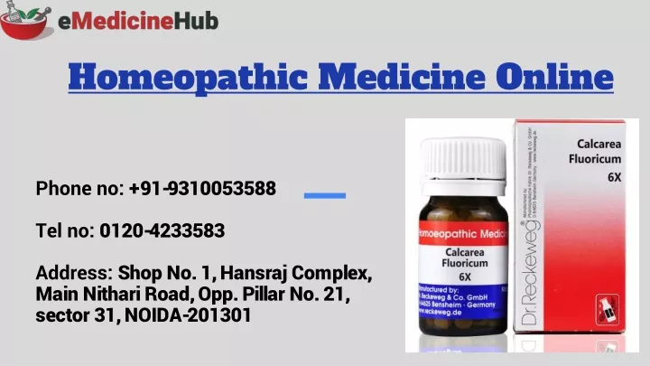 homeopathic medicine online