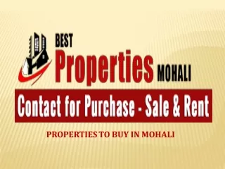 properties to buy in mohali