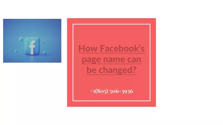 how facebook s page name can be changed