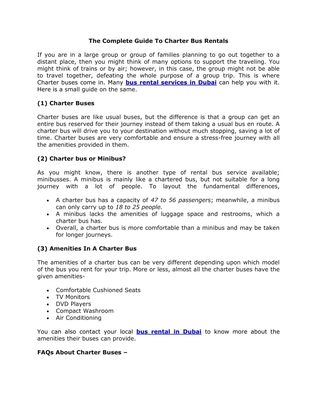 PPT - The Complete Guide to Charter Bus Rentals PowerPoint Presentation ...
