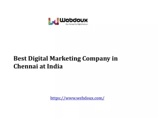 Best Digital Marketing Company in Chennai at India