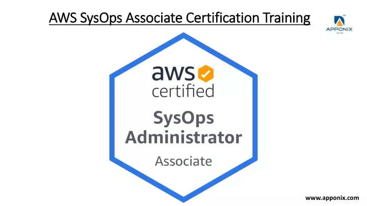 aws sysops associate certification training