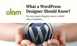 What a WordPress Designer Should Know?