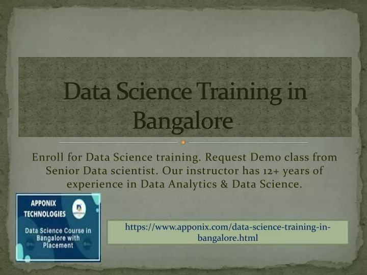 data science training in bangalore