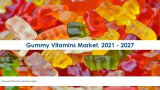 Gummy Vitamins Market 2021-2027 Growth, Opportunity And Trends