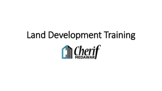 Land Development Training by Cherif Medawar