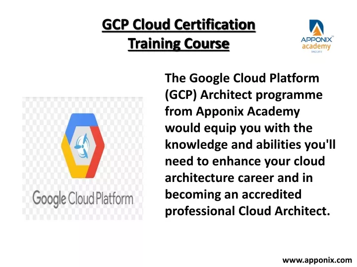 gcp cloud certification training course