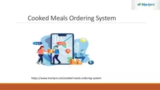 cooked meals ordering system
