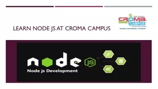 learn node js at croma campus