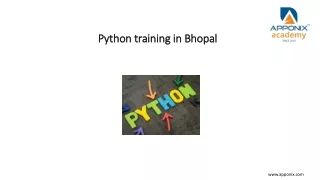 Python training in Bhopal