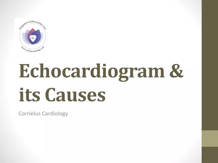 echocardiogram its causes