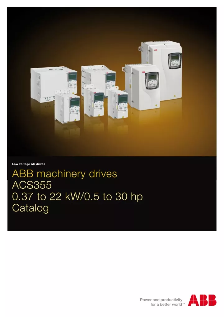 low voltage ac drives