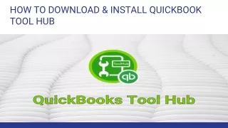 HOW TO DOWNLOAD & INSTALL QUICKBOOK TOOL HUB
