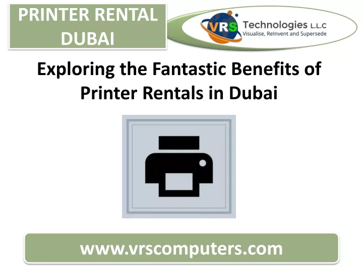 printer rental dubai