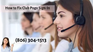How To Fix Club Pogo Sign-In Issue (806) 304-1513