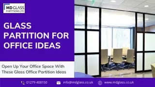 Open Up Your Office Space With These Glass Office Partition Ideas