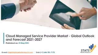 cloud managed service provider market global outlook and forecast 2021 2027