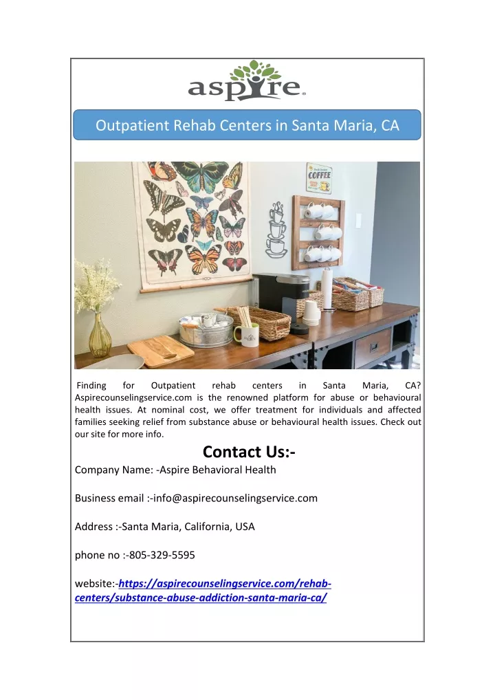 outpatient rehab centers in santa maria ca