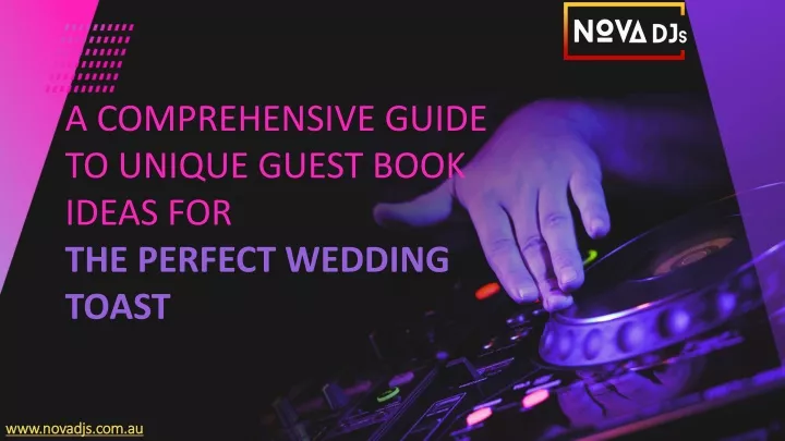 a comprehensive guide to unique guest book ideas for the perfect wedding toast