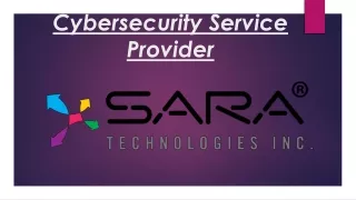 cybersecurity service provider