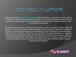 BEST INTEL I7 LAPTOPS