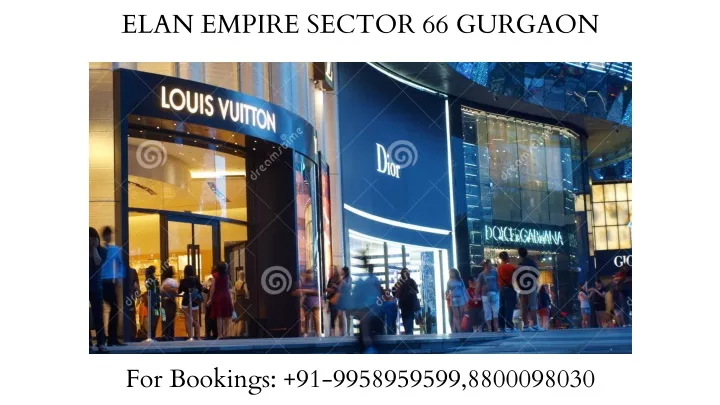 elan empire sector 66 gurgaon