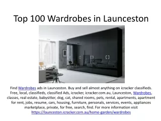 Top 100 Wardrobes in Launceston