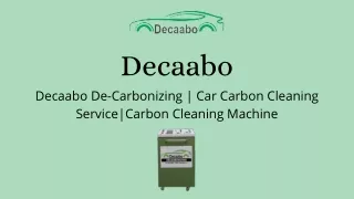Car Carbon Cleaning Machine