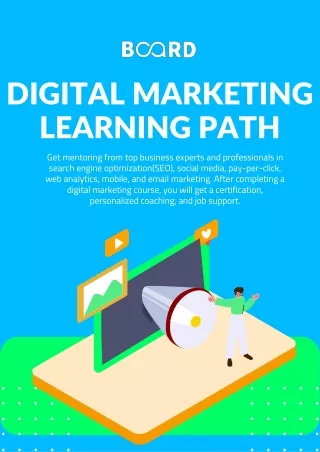 (M) BROCHURE-  Digital Marketing Learning Path