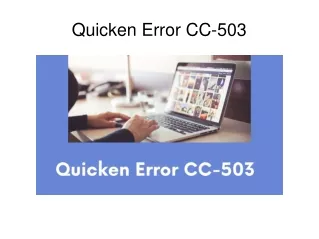 quicken error cc 503