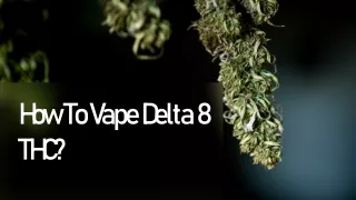 how to vape delta 8 thc