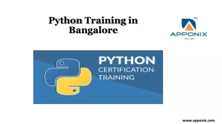 python training in bangalore