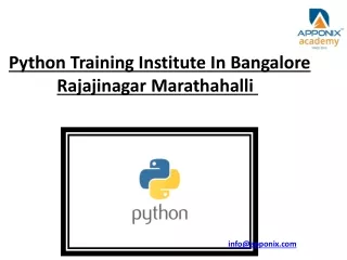 python training institute in bangalore rajajinagar marathahalli