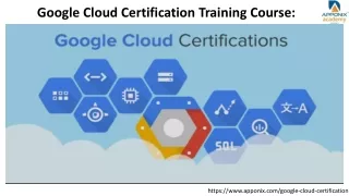 google cloud certification training course