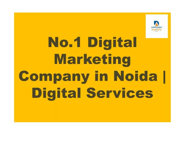 no 1 digital marketing company in noida digital